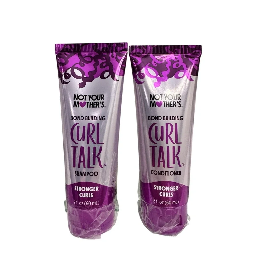 Not Your Mother's Curl Talk Bond Building Shampoo Conditioner Set 2oz Travel